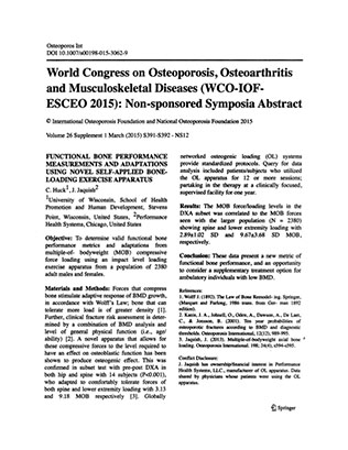 World Congress on Osteoporosis, Osteoarthritis and Musculoskeletal Diseases